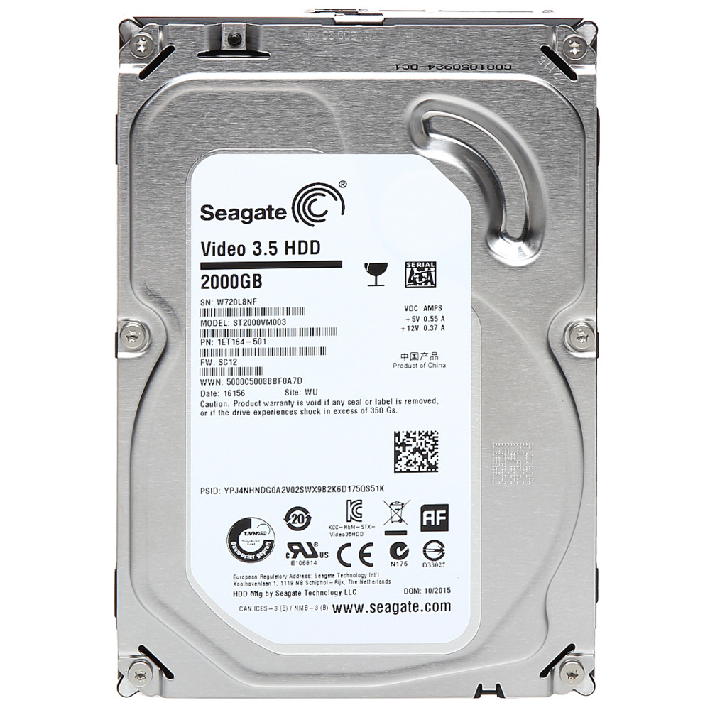 Жесткий диск Seagate Video 3.5 HDD ST2000VM003 HDD (классические), 2 ТБ, 3.5 дюйма, SATA - миниатюра 2