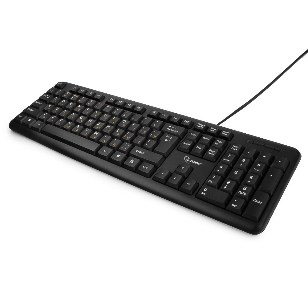 Клавиатура Gembird KB-8320U-BL Проводная, USB - миниатюра 5