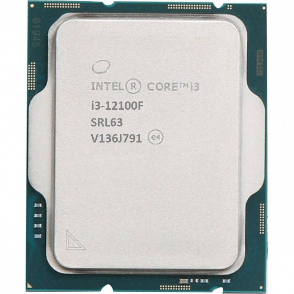Процессор Intel Core i3-12100F CM8071504651013 Core i3, 4, 3.3, 12, OEM - миниатюра 2
