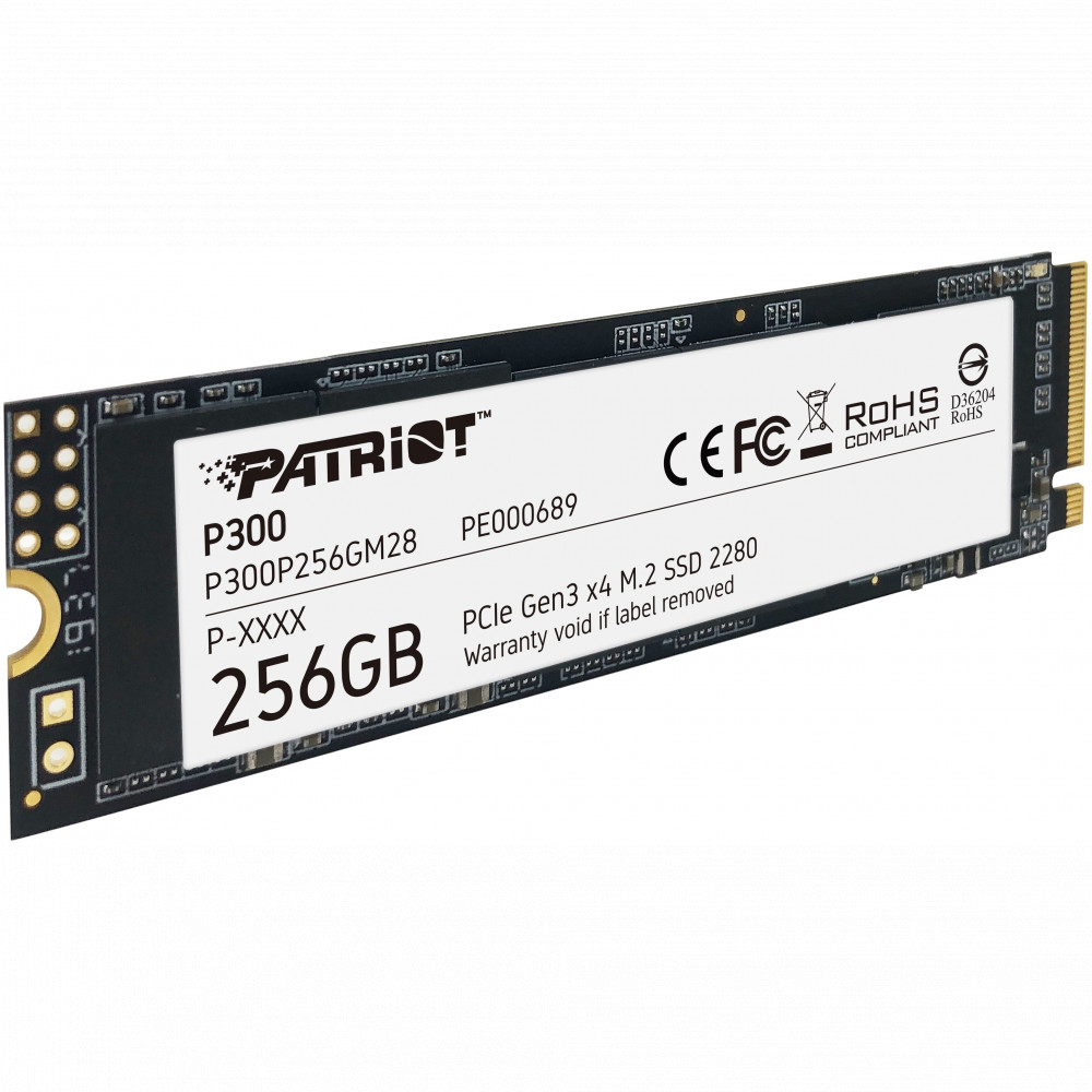 Жесткий диск Patriot P300 P300P256GM28 SSD (твердотельные), 256 ГБ, M.2, PCIe - миниатюра 6