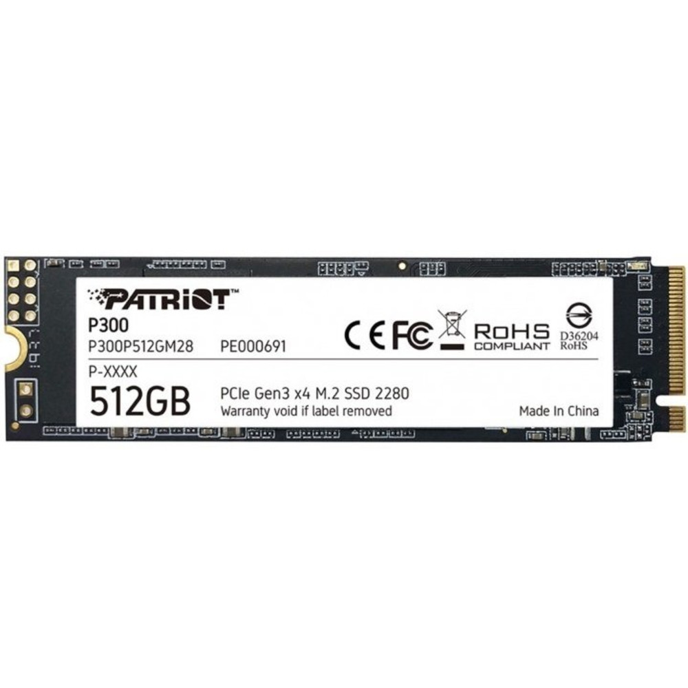 Жесткий диск Patriot P300 P300P512GM28 SSD (твердотельные), 512 ГБ, M.2, PCIe - миниатюра 6