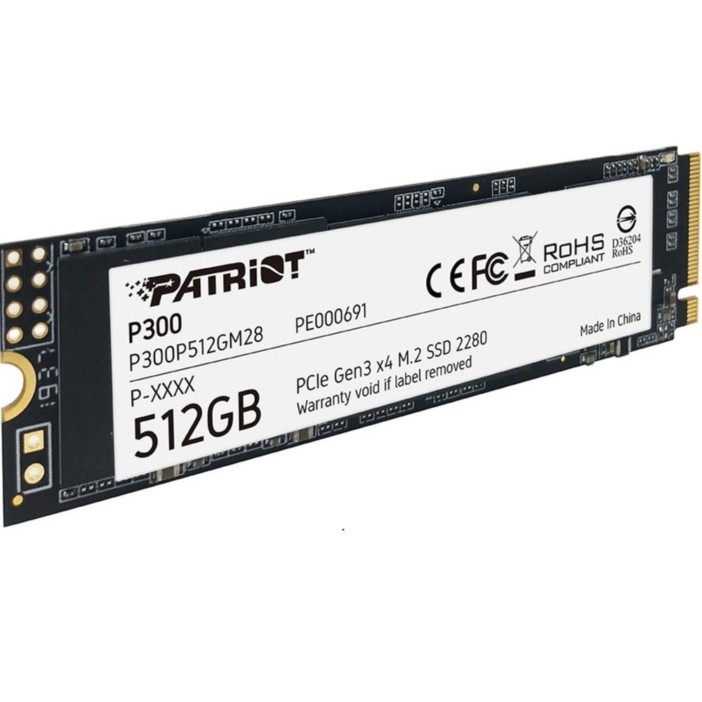 Жесткий диск Patriot P300 P300P512GM28 SSD (твердотельные), 512 ГБ, M.2, PCIe - миниатюра 5
