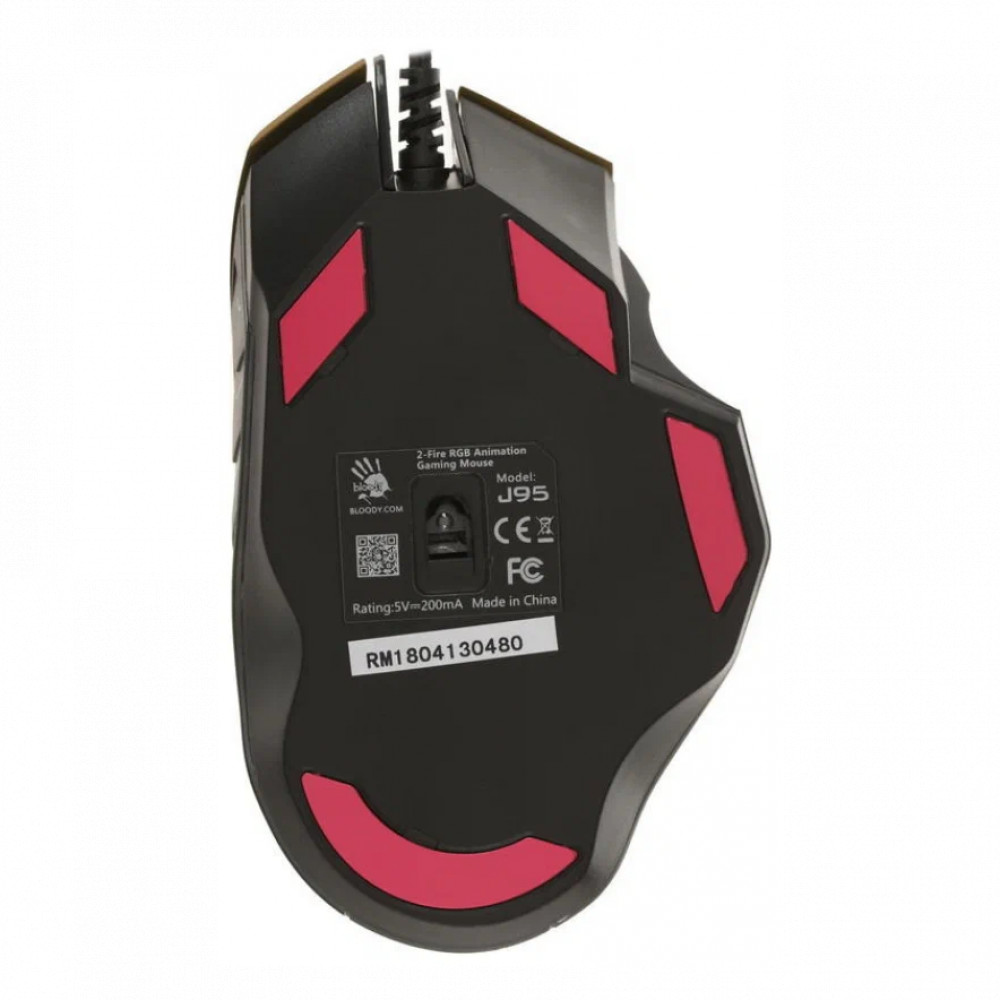 Мышь A4Tech J95S GREY Игровые, Проводная - миниатюра 6