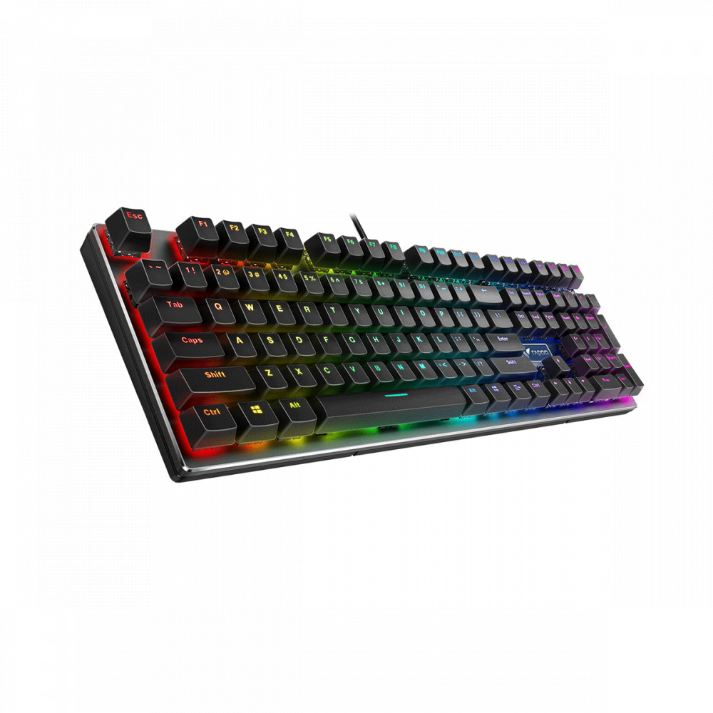 Клавиатура Rapoo V700RGB Alloy Проводная, USB - миниатюра 5