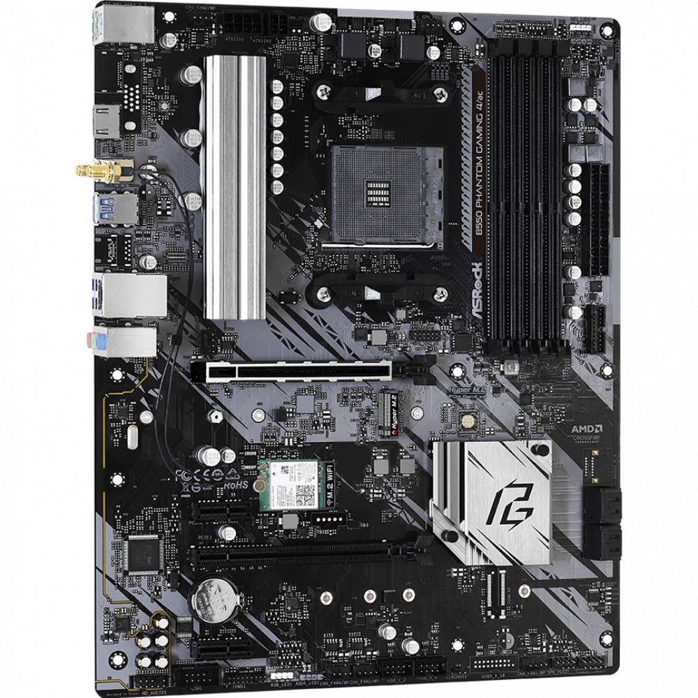 Материнская плата ASRock B550 PHANTOM GAMING 4/AC ATX, AMD AM4 - миниатюра 6