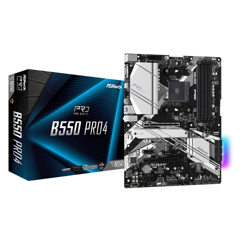 Материнская плата ASRock B550 Pro4 B550 PRO4 ATX, AMD AM4 - миниатюра 5
