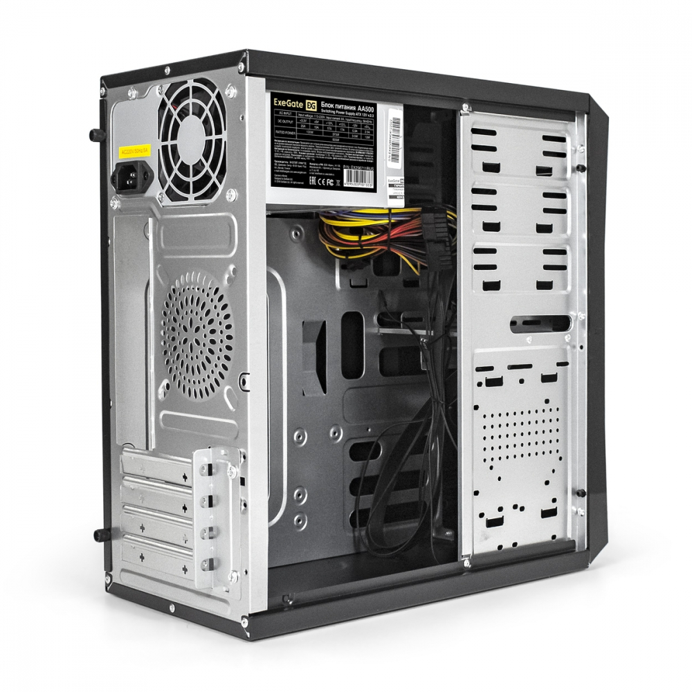 Корпус ExeGate BA-202 EX284023RUS Mini-Tower - миниатюра 6