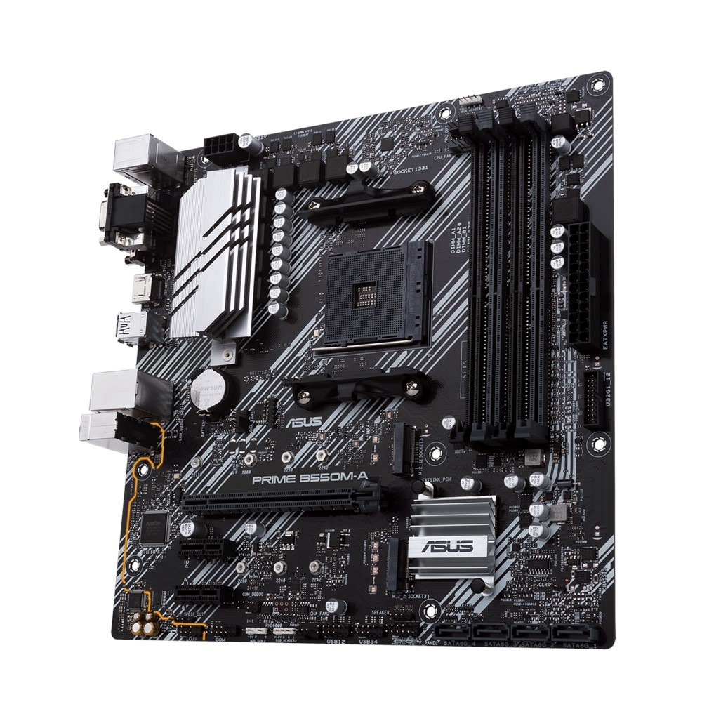 Материнская плата Asus PRIME B550M-A Micro-ATX, AMD AM4 - миниатюра 7