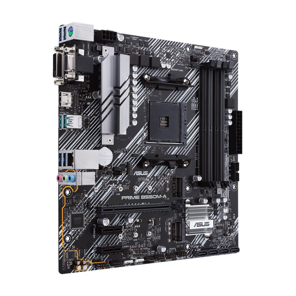 Материнская плата Asus PRIME B550M-A Micro-ATX, AMD AM4 - миниатюра 6