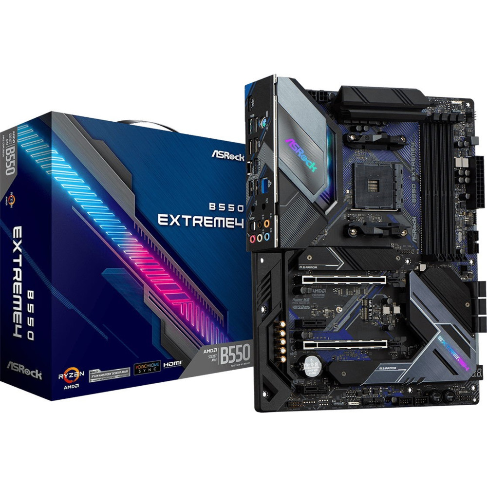 Материнская плата ASRock B550 Extreme4 B550 EXTREME4 ATX, AMD AM4 - миниатюра 9