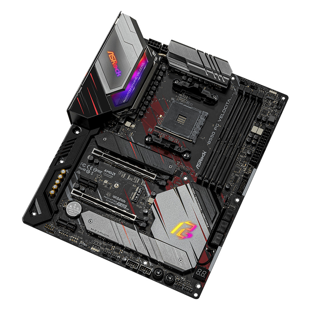 Материнская плата ASRock B550 PG Velocita B550 PG VELOCITA ATX, AMD AM4 - миниатюра 9