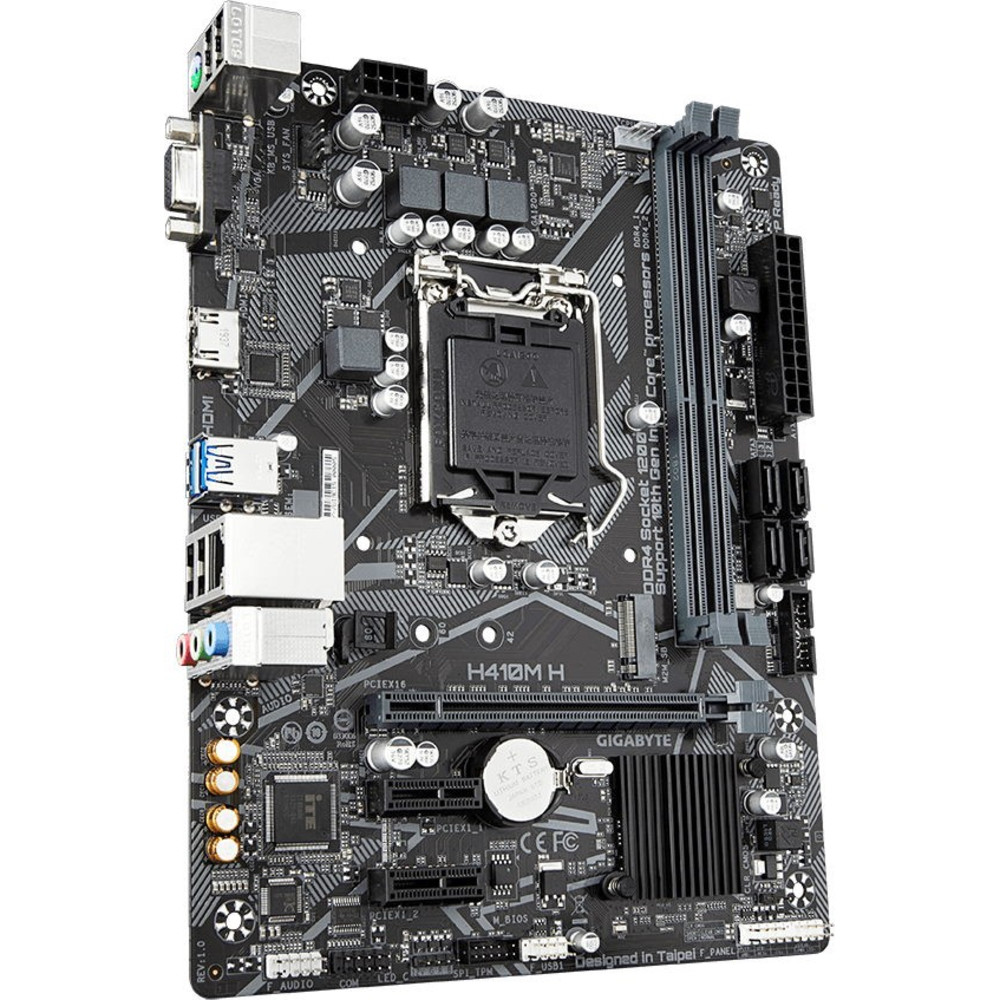 Материнская плата Gigabyte H410M H Micro-ATX, LGA 1200 - миниатюра 6