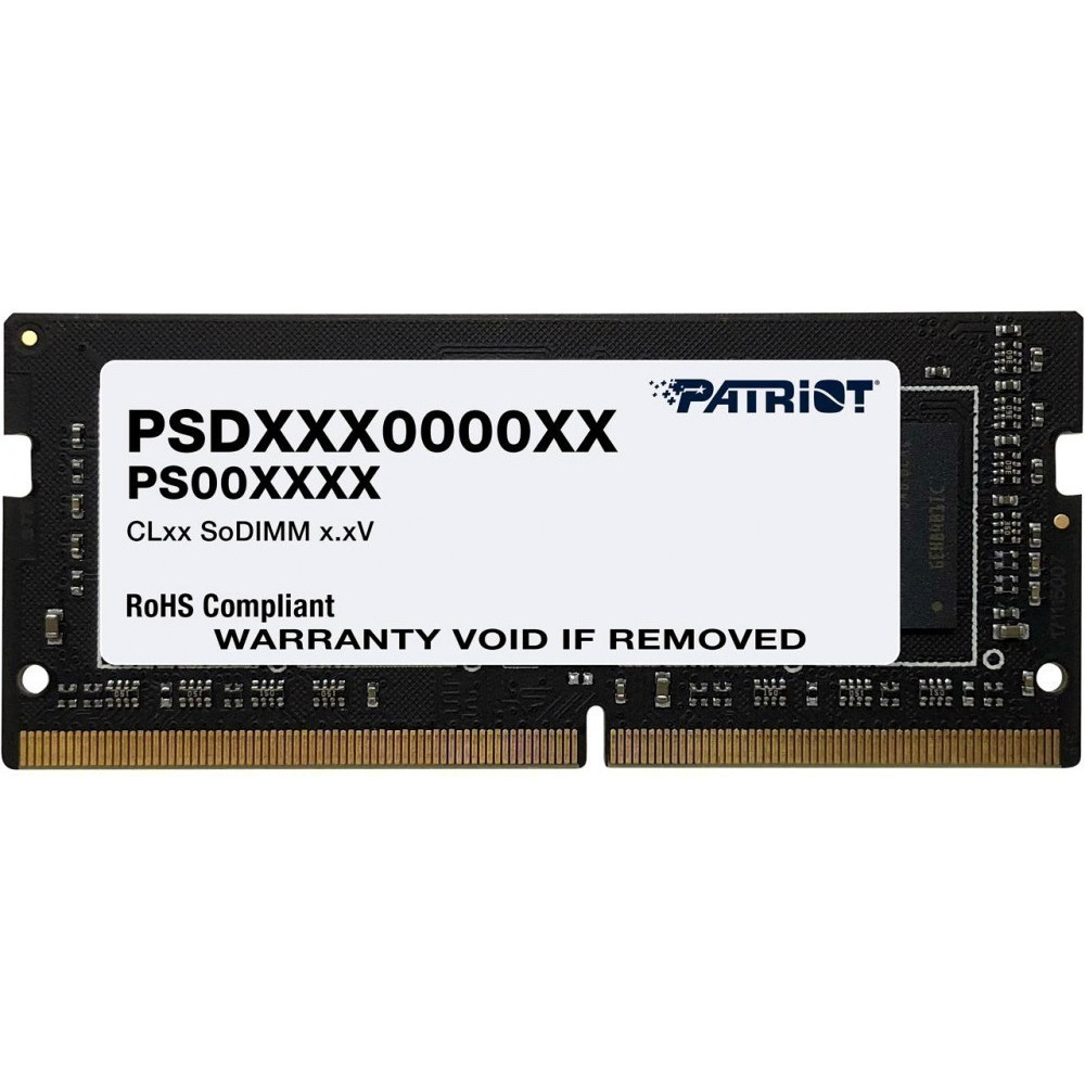 ОЗУ Patriot Signature PSD432G26662S SO-DIMM, DDR4, 32 Гб, 2666 МГц - миниатюра 6