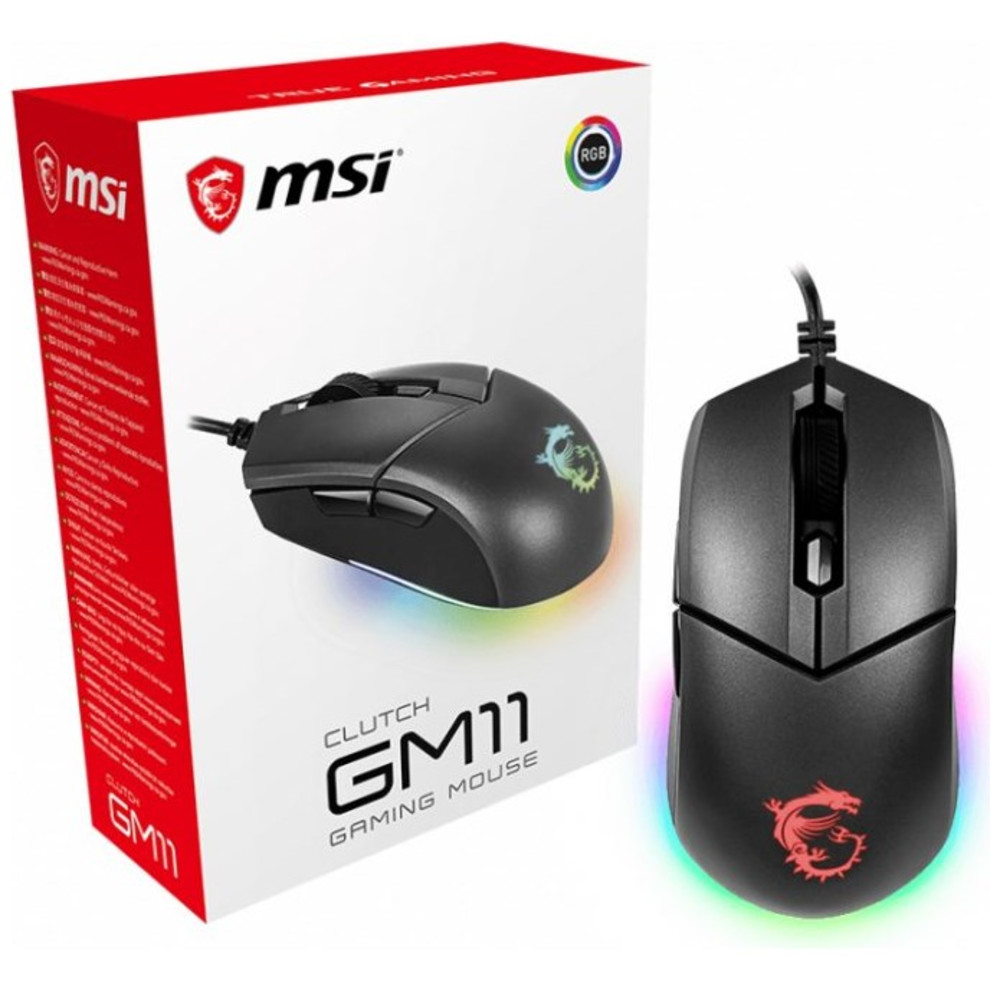 Мышь MSI Clutch GM11 Игровые, Проводная - миниатюра 10