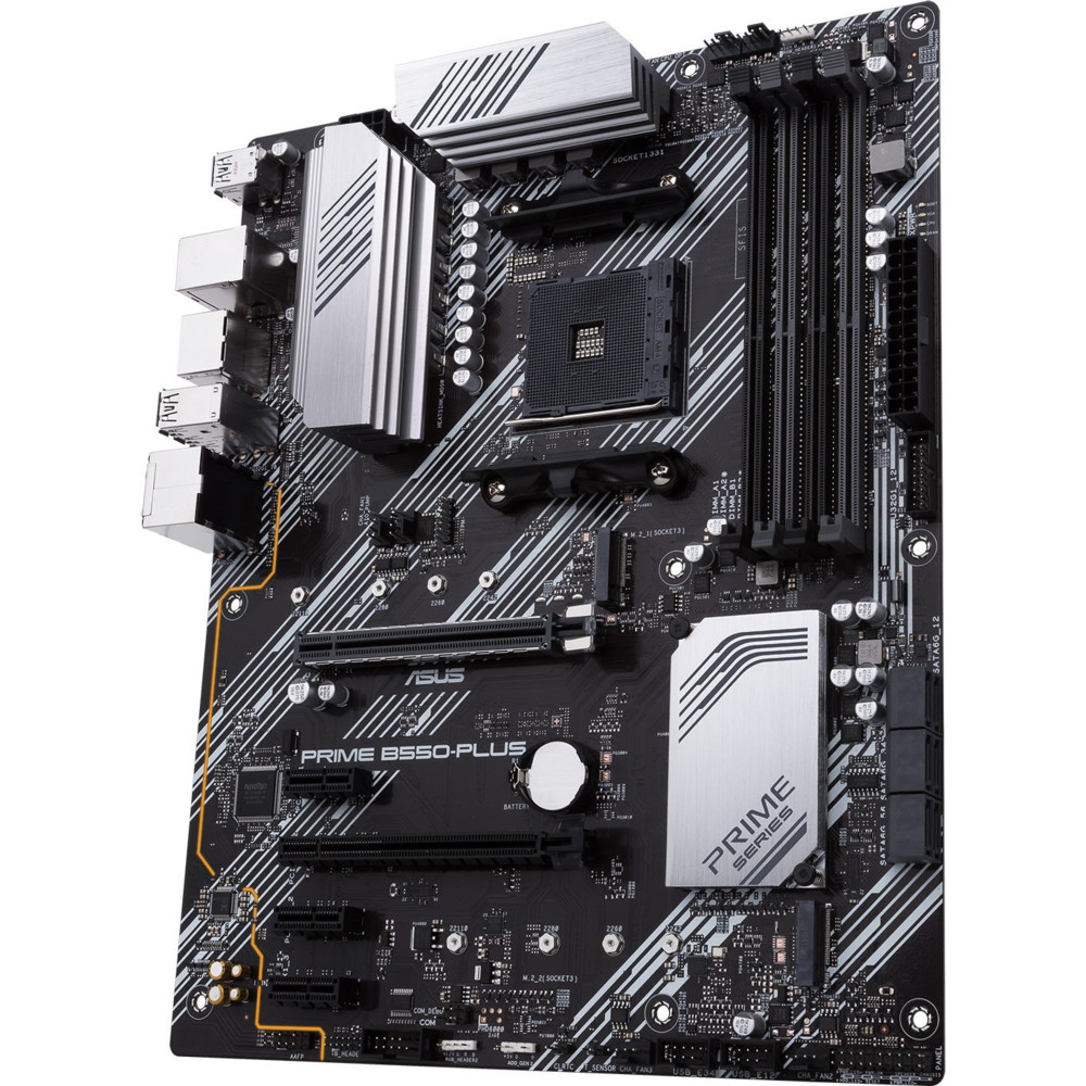 Материнская плата Asus PRIME B550-PLUS 90MB14U0-M0EAY0 ATX, AMD AM4 - миниатюра 8