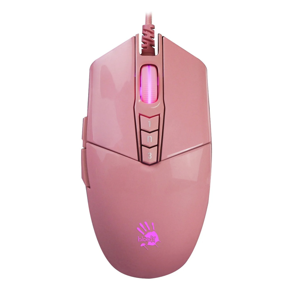 Мышь A4Tech P91S PINK ACTIVATED Игровые, Проводная - миниатюра 3