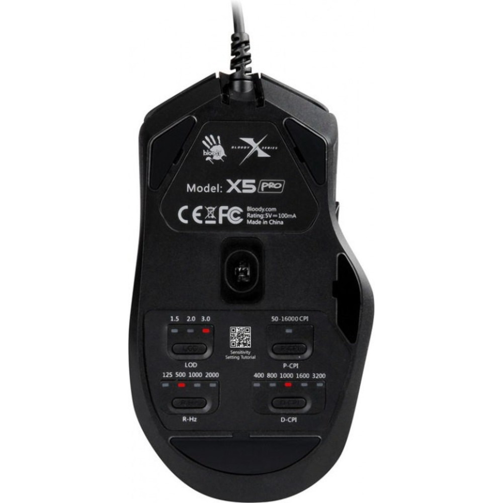 Мышь A4Tech Bloody X5 PRO RGB Игровые, Проводная - миниатюра 6