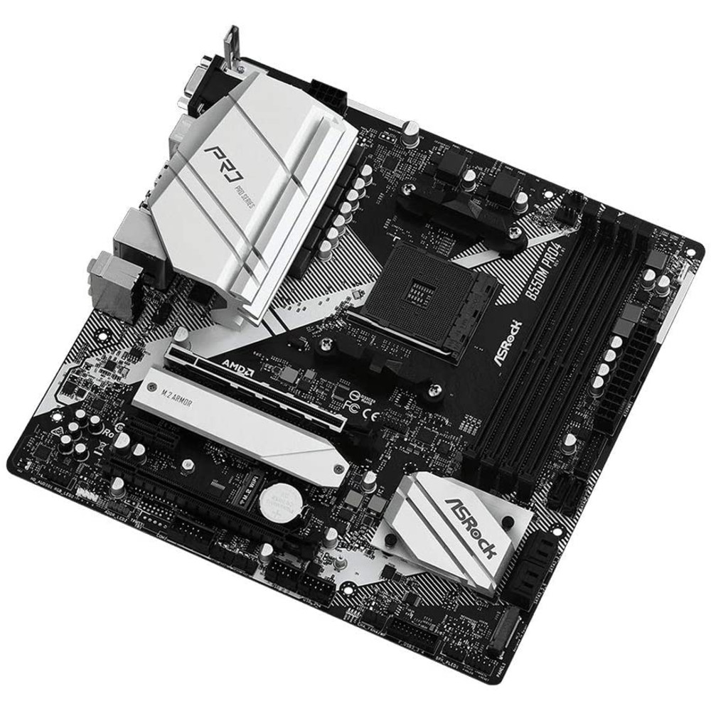 Материнская плата ASRock B550M Pro4 B550M PRO4 Micro-ATX, AMD AM4 - миниатюра 9