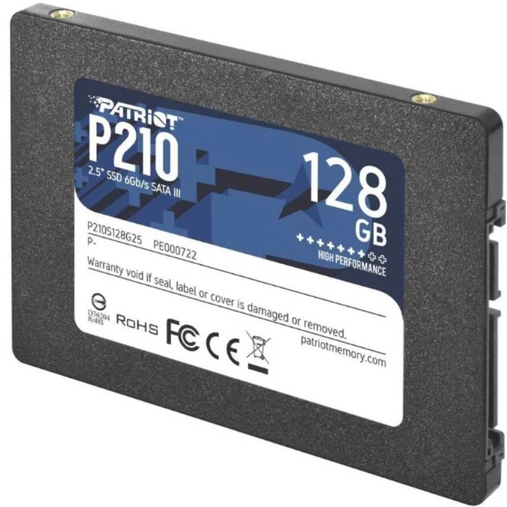 Жесткий диск Patriot P210S128G25 SSD (твердотельные), 128 ГБ, 2.5 дюйма, SATA - миниатюра 6