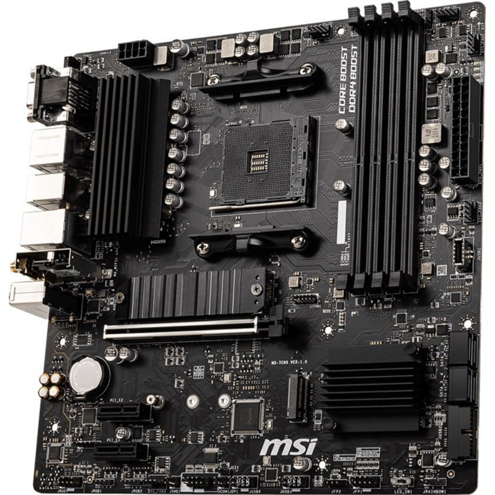 Материнская плата MSI B550M PRO-VDH WIFI Micro-ATX, AMD AM4 - миниатюра 8