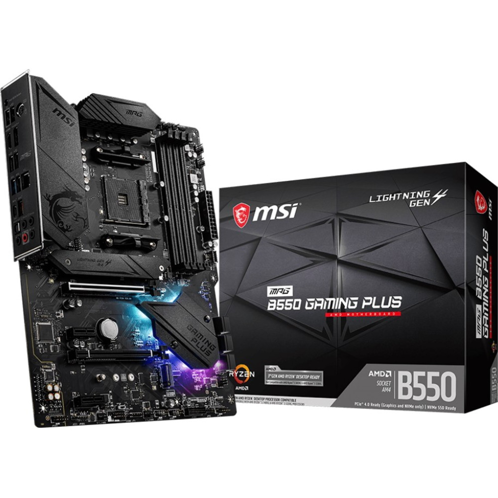 Материнская плата MSI MPG B550 GAMING PLUS ATX, AMD AM4 - миниатюра 10