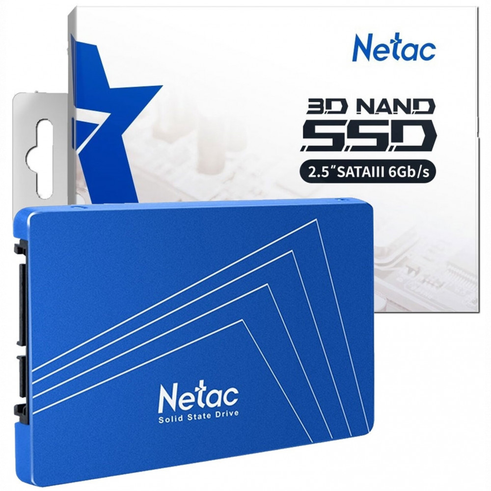 Жесткий диск Netac N600S Series NT01N600S-256G-S3X SSD (твердотельные), 256 ГБ, 2.5 дюйма, SATA - миниатюра 8