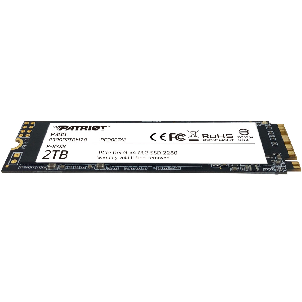 Жесткий диск Patriot P300 P300P2TBM28 SSD (твердотельные), 2 ТБ, M.2, PCIe - миниатюра 7