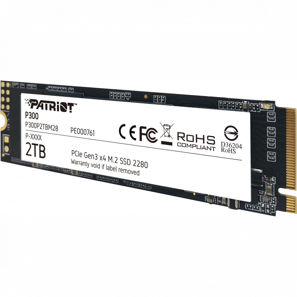 Жесткий диск Patriot P300 P300P2TBM28 SSD (твердотельные), 2 ТБ, M.2, PCIe - миниатюра 8