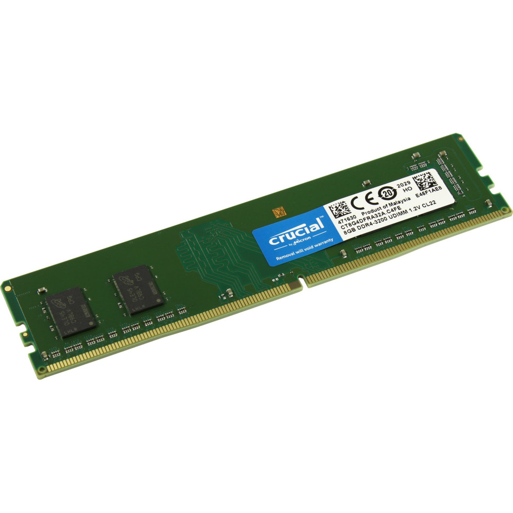 ОЗУ Crucial CT8G4DFRA32A DIMM, DDR4, 8 Гб, 3200 МГц - миниатюра 2