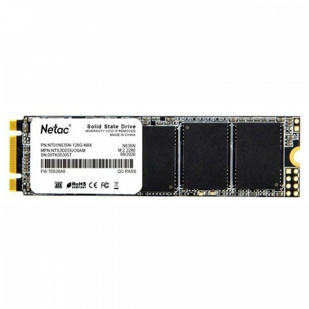 Жесткий диск Netac N535N NT01N535N-128G-N8X SSD (твердотельные), 128 ГБ, M.2, SATA - миниатюра 6