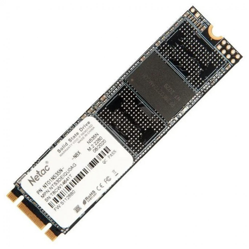 Жесткий диск Netac N535N NT01N535N-256G-N8X SSD (твердотельные), 256 ГБ, M.2, PCIe - миниатюра 3