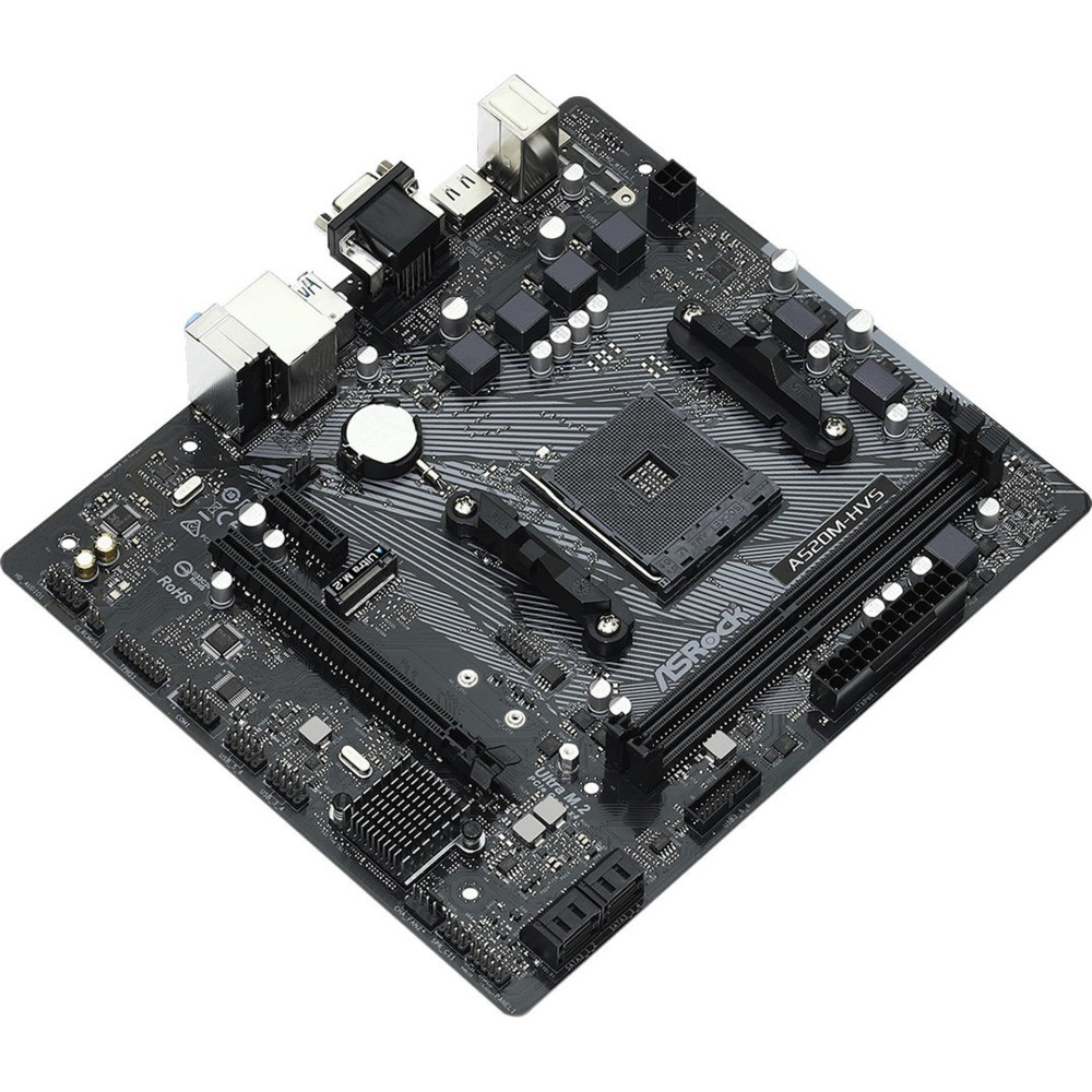 Материнская плата ASRock A520M-HVS Micro-ATX, AMD AM4 - миниатюра 7
