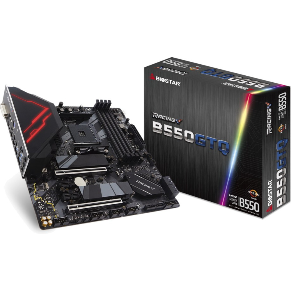 Материнская плата BIOSTAR B550GTQ Micro-ATX, AMD AM4 - миниатюра 7