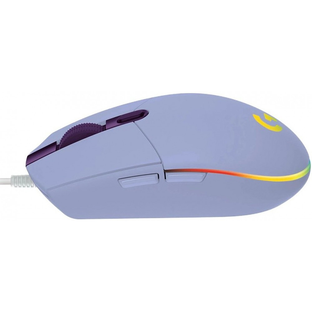 Мышь Logitech G102 LightSync Lilac 910-005854 Игровые, Проводная - миниатюра 6