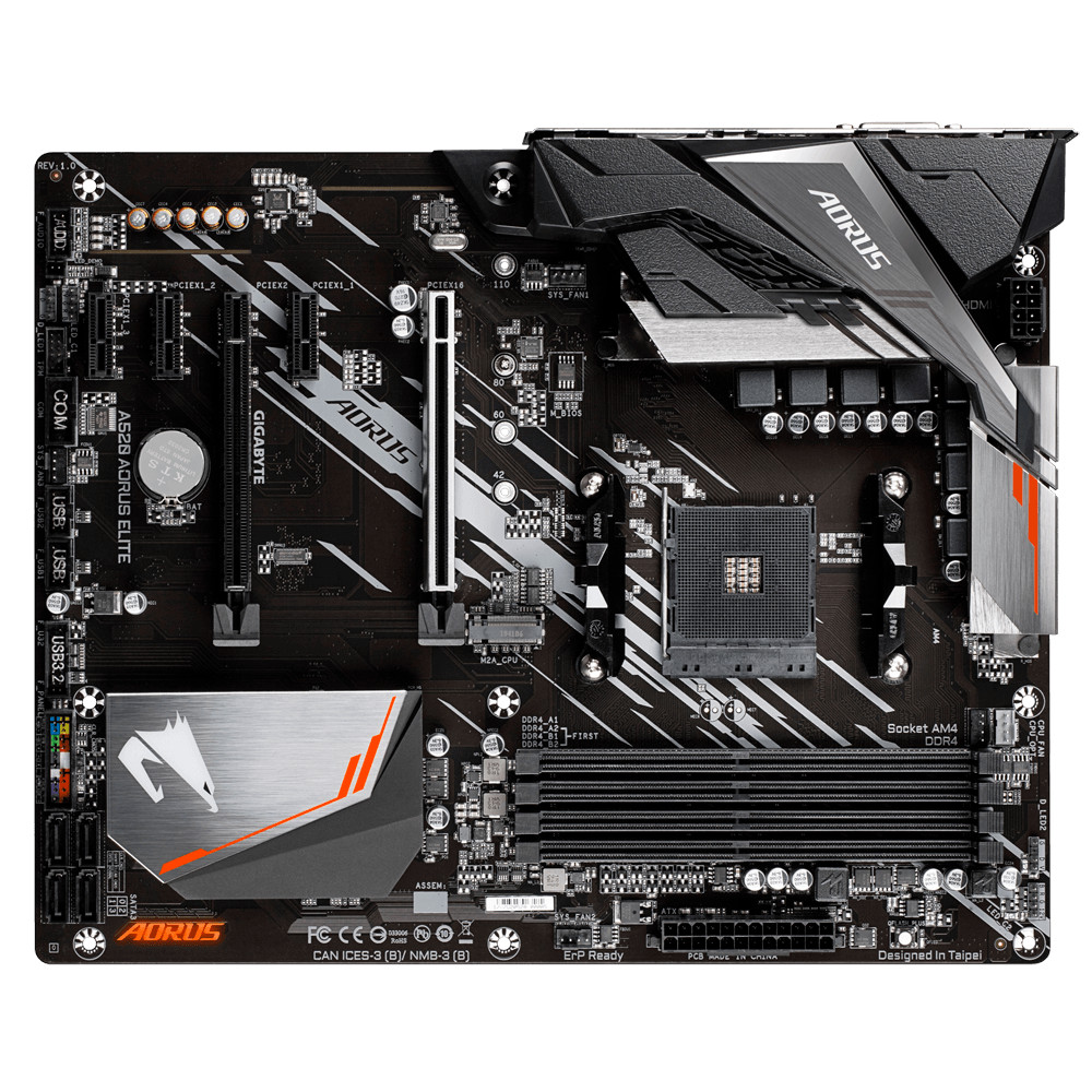 Материнская плата Gigabyte A520 AORUS ELITE ATX, AMD AM4 - миниатюра 15