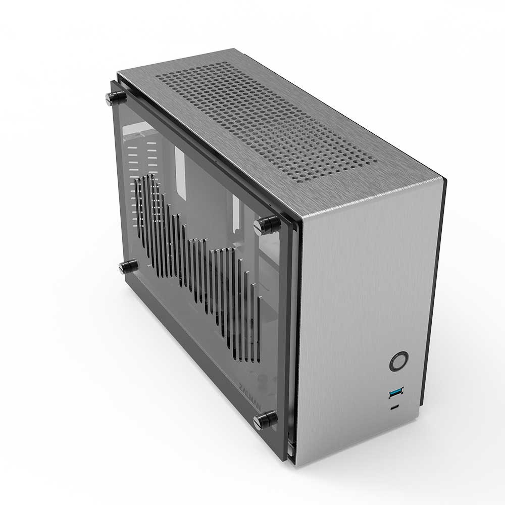 Корпус Zalman M2 mini (Silver) Mini-Tower - миниатюра 6