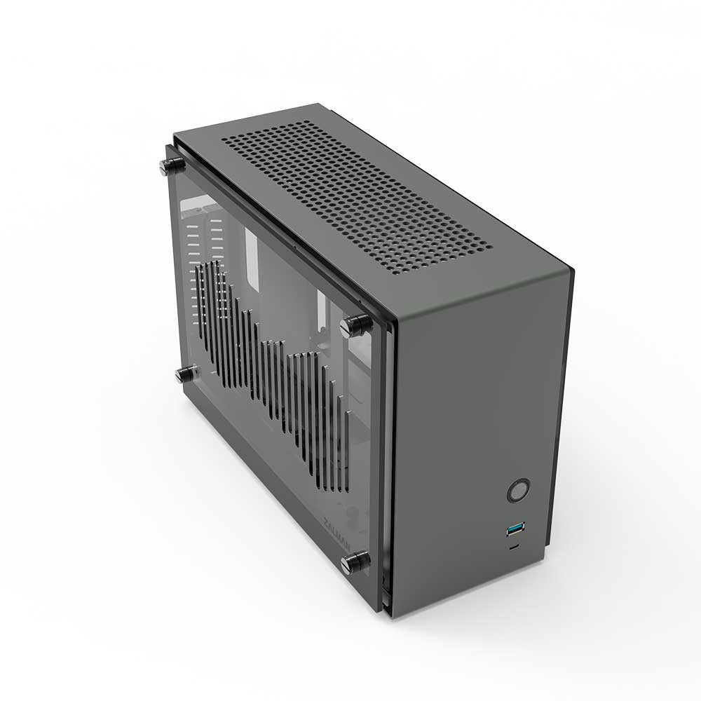 Корпус Zalman M2 mini (Gray) Mini-Tower - миниатюра 4