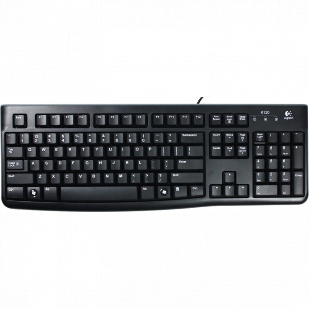 Клавиатура Logitech K120 920-002506 Проводная, USB - миниатюра 4