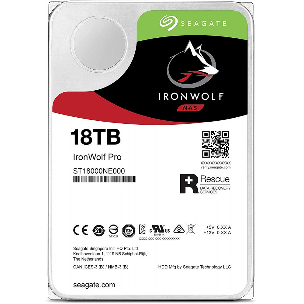 Жесткий диск Seagate NAS Ironwolf Pro ST18000NE000 HDD (классические), 18 ТБ, 3.5 дюйма, SATA - миниатюра 4