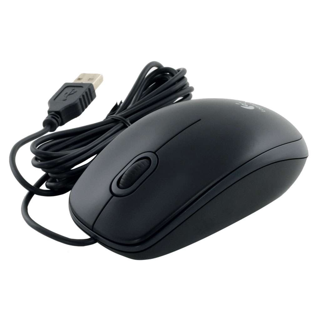 Мышь Logitech B100 910-003357 Бюджетные, Проводная - миниатюра 2