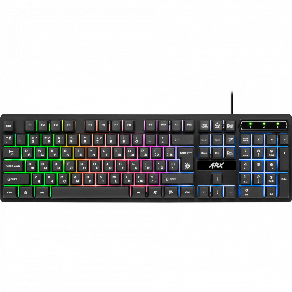 Клавиатура Defender ARX GK-196L 45196 Проводная, USB - миниатюра 4