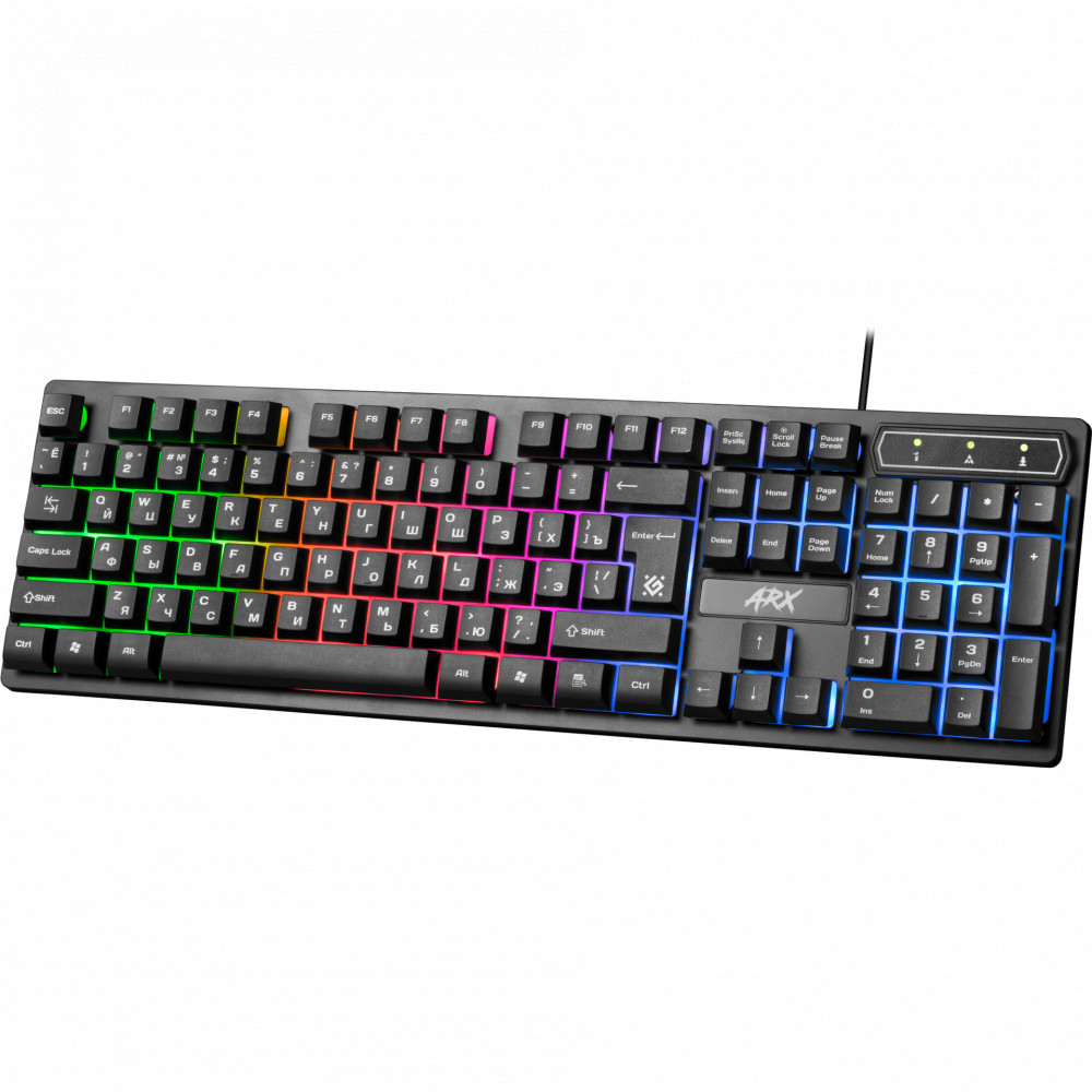 Клавиатура Defender ARX GK-196L 45196 Проводная, USB - миниатюра 5