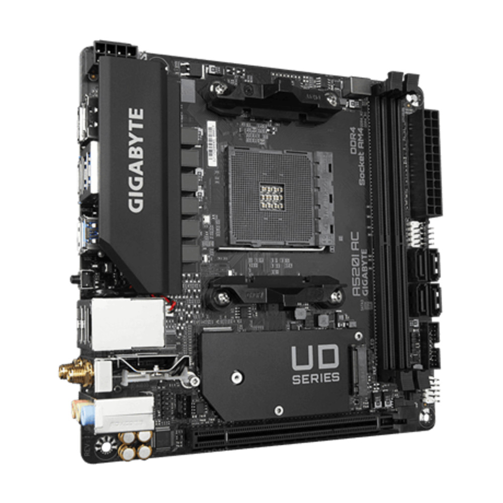 Материнская плата Gigabyte A520I AC Mini-ITX, AMD AM4 - миниатюра 5