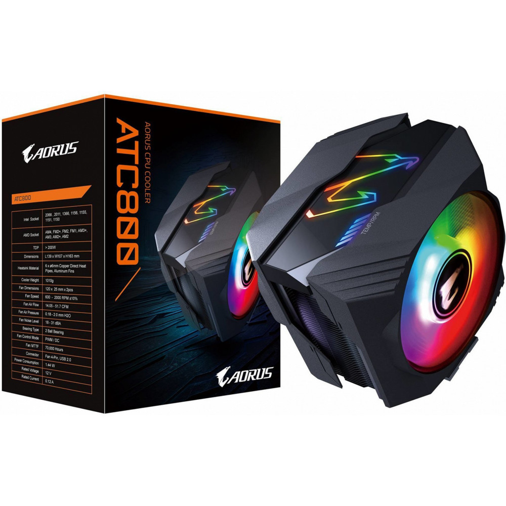 Система охлаждения Gigabyte ATC800 GP-ATC800 - миниатюра 5