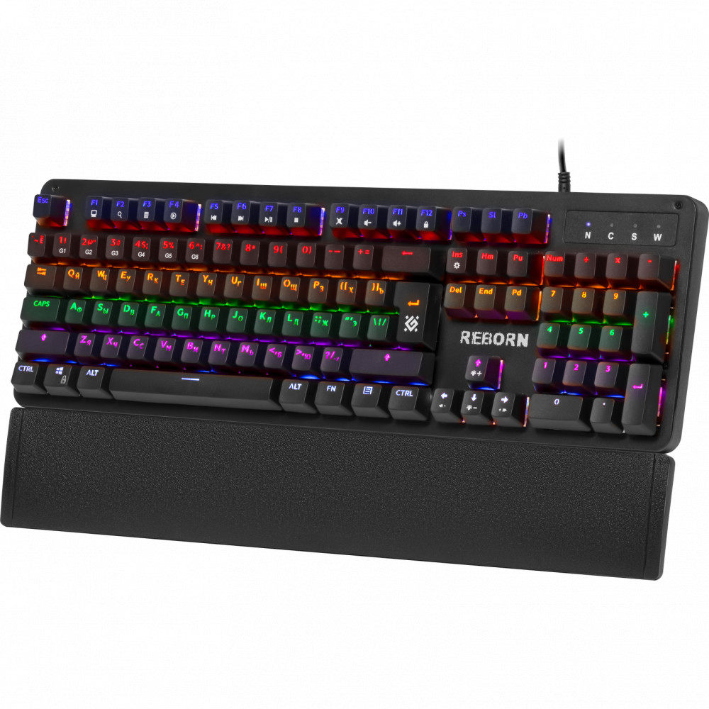 Клавиатура Defender Reborn GK-165DL 45165 Проводная, USB - миниатюра 8