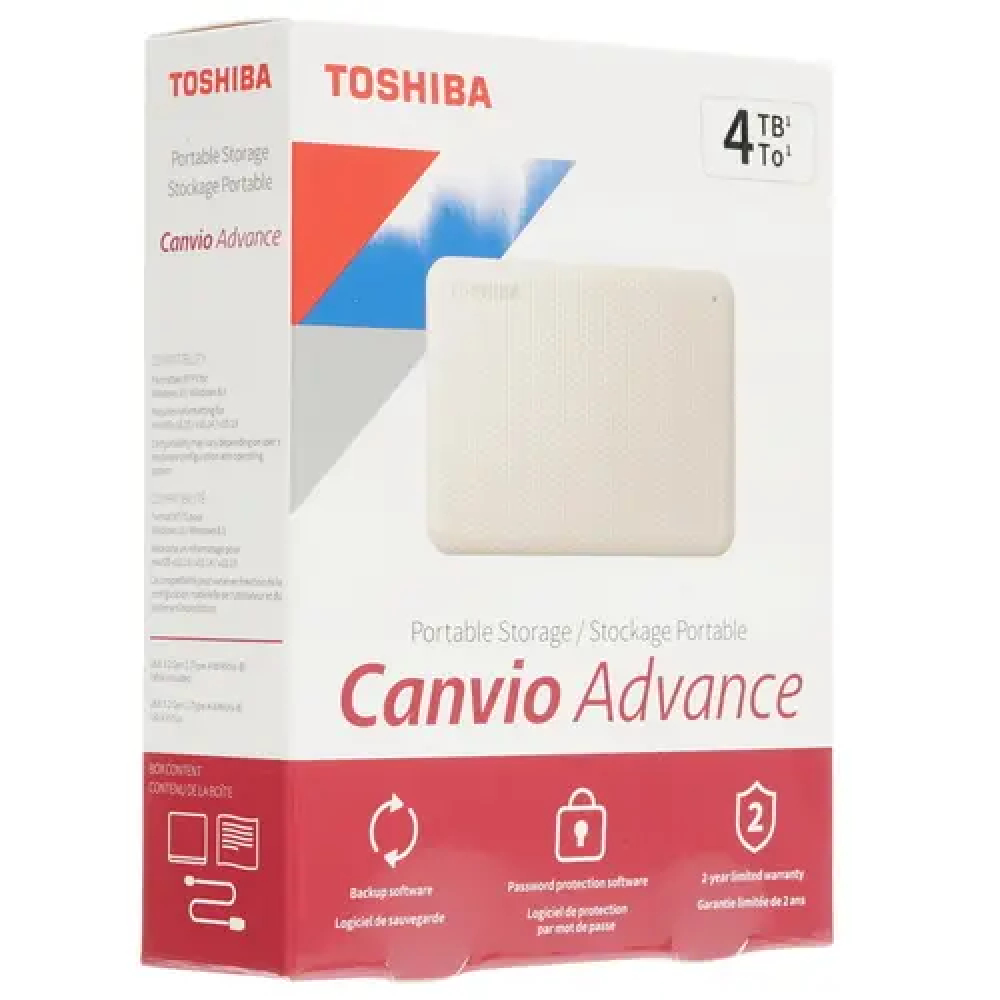 Внешние накопители Toshiba Canvio Advance [HDTCA40EW3CA] 4 ТБ - миниатюра 10