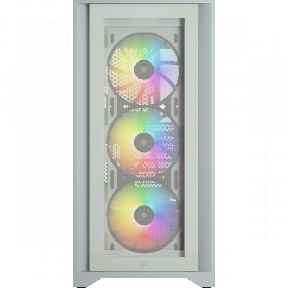 Корпус Corsair iCUE 4000X RGB White CC-9011205-WW Mid-Tower - миниатюра 13
