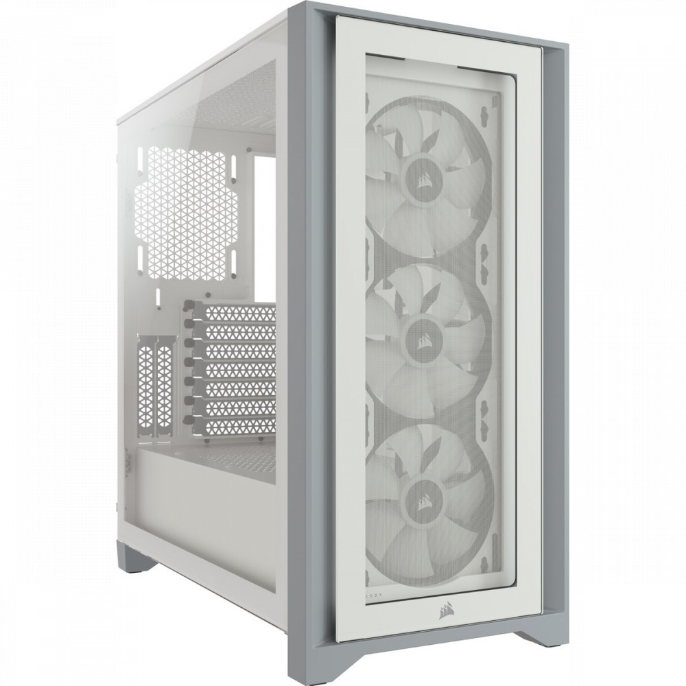 Корпус Corsair iCUE 4000X RGB White CC-9011205-WW Mid-Tower - миниатюра 11