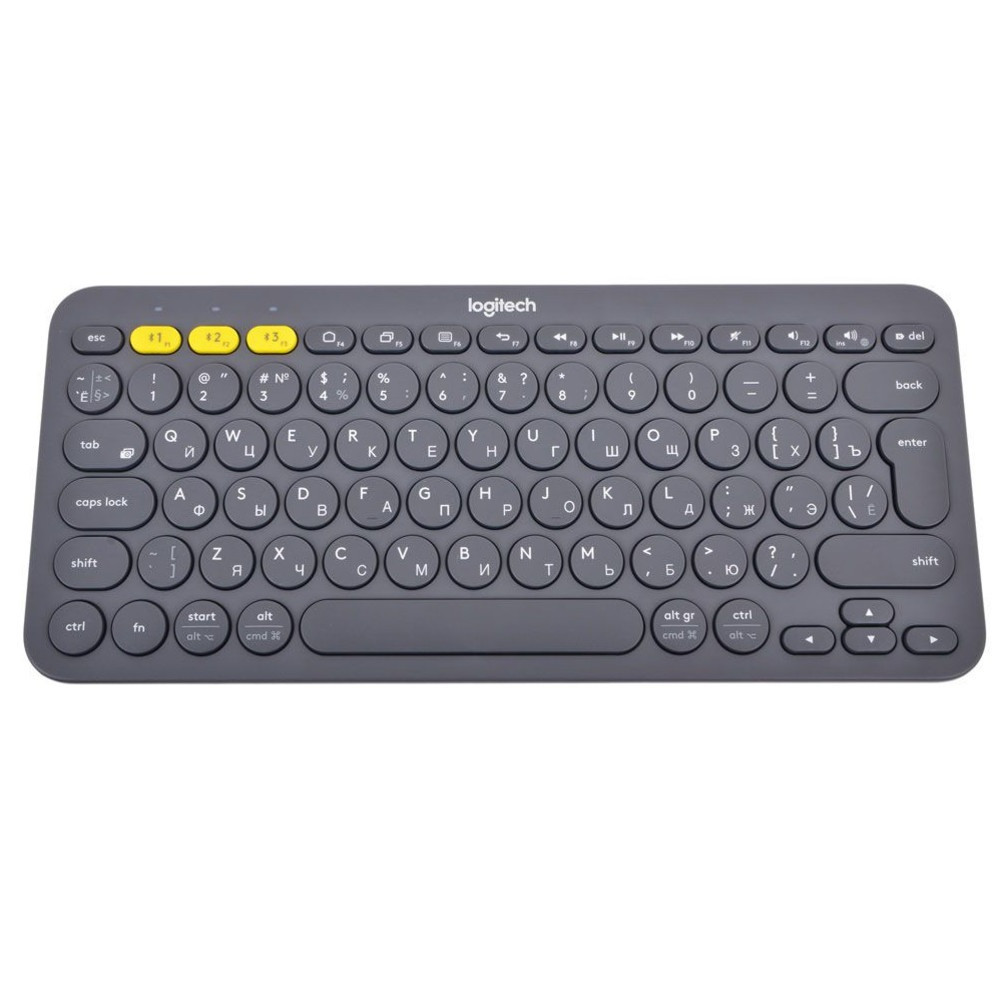 Клавиатура Logitech K380 - Dark Grey 920-007584 Беспроводная, Bluetooth - миниатюра 6