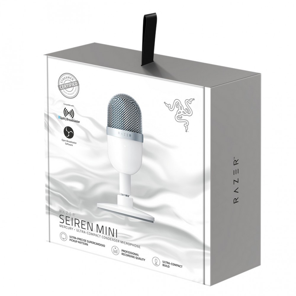 Микрофон Razer Seiren Mini Mercury RZ19-03450300-R3M1 - миниатюра 9
